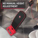 Hoover Commercial Prime Lite Upright, Vacuum Cleaner for Carpet and Hard Floor, Bagged Professional Pro Grade, CH50300, Red