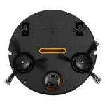 Fdit Robot Vacuum Cleaner, Mini Automatic Avoidance USB Charging Smart Sweeping Robot for Wooden Flooring for Carpet (Black)