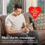 Bissell CleanView Max Tangle-Free Rewind Pet Hair Vacuum with LED Headlights, Tangle-Free Brush Roll, Automatic Cord Rewind, Included pet Tools, 4073L