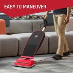 Hoover Commercial Prime Lite Upright, Vacuum Cleaner for Carpet and Hard Floor, Bagged Professional Pro Grade, CH50300, Red