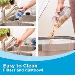 BLACK+DECKER POWERSERIES 16V MAX Stick Vacuum Cordless Rechargeable with LED Lights,Portable Vacuum Cordless, Lightweight, Anti-Tangle, Self-Standing, Multi-Surface, White (BHFEA420J)