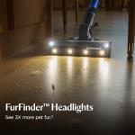 Bissell PowerClean FurFinder 200W Self-Standing Cordless Vacuum w/Tangle Free Brush Roll, Strong Suction, Removeable Battery, Wall Mount, Upholstery Tool & Bright Headlights