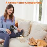 Nikocreos Portable Car Vacuum Cordless Mini Handheld Vacuums Cleaner High Power with LCD Display and Multi-Nozzles, Hand held Cleaners for Car, Home, Office, Sofa, Pet Hair,Keyboard (Black)