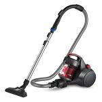 Eureka Bagless Canister Vacuum Cleaner, Lightweight Vac for Carpets and Hard Floors, Red, Whirlwind NEN110D