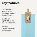 Amazon Basics Replacement Bags for Heavy Duty Upright Bagged Vacuum, 12-Pack