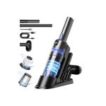 Filigo Handheld Vacuum Cordless Rechargeable 2-Speed Modes| 3-in-1 Portable Cordless Vacuum Cleaner with Charging Dock, for Car Home Office and Pet Hair（Blue）