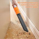 TC-JUNESUN 23Ft Corded Vacuum Cleaner, 600W Powerful Self-Standing Stick Vacuum for Home with 20Kpa Suction, 2 Speeds Lightweight Household Vacuum Cleaner for Carpet,Hardwood Floors and Pet Hair