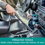 Kenmore KW3010 Bagged Canister Vacuum 3 Gallon Lightweight Cleaner High Efficient with 3 Cleaning Tools & Washable Filter for Household, Hard Floor, Carpet & Pet Hair, 3Gallons, Black+Dry