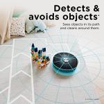 Shark RV2310AE Matrix Self-Emptying Robot Vacuum with Bagless, 45-Day Capacity, Self-Cleaning Brushroll for Pet Hair, No Spots Missed on Carpets & Hard Floors, Precision Home Mapping, Wi-Fi, Black