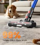 NADALY Cordless Vacuum Cleaner, 550W 45Kpa 65Mins Vacuum Cleaners for Home, Stick Vacuum with LED Display, Anti-Tangle, Self-Standing, 8-in-1 Lightweight Vacuum for Hardwood Floor/Carpet/Pet Hair