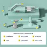 BUTY BULU Stick Vacuum Cleaner, Corded Lightweight Powerful Electric Broom Vacumm for Home Apartment Office Hardwood Floors Carpet Pet Hair Dust Clean, 20Ft Power Cord, 20KPa Strong Suction