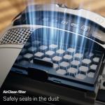 Miele Complete C3 Limited Edition Bagged Canister Vacuum Cleaner with AirClean System, AllTeQ Universal Floorhead, and Parquet Twister Floorbrush, in Tayberry Red