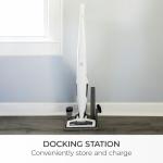 Kenmore DS1030 Cordless Stick Vacuum Lightweight Cleaner 2-Speed Power Suction LED Headlight 2-in-1 Handheld for Hardwood Floor, Carpet & Pet Hair, White