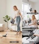 qimedo Corded Stick Vacuum Cleaner, Plug in Stick Vacuum Cleaner for Home, Handheld Vacuum Cleaners for v1 Hard Floor,Carpet (Simple Style)