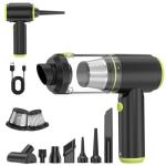 WADCIMC Handheld Vacuum Cordless - Car Vacuum Cleaner with Brushless Motor, 20000PA High Power, 2 in 1 Air Duster and Vacuum Cleaner, Mini Hand Held Vacuum Rechargeable for Home, Car, Office, Pet Hair