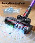 Cordless Vacuum Cleaner 55KPa 650W 70Mins Stick Vacuum Cleaners for Home with Pet Brush, 3.3Ft Hose, Wall Mount Charging, Auto Mode, Touchscreen, Self-Standing Vacuum for Pet Hair/Carpet/Car, Ultra10