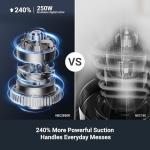 Eureka RapidClean Pro Cordless Vacuum Cleaner for Hard Floors, Lightweight Stick Vacuum LED Headlights, Convenient Stick and Handheld Vac, Green, NEC285GR