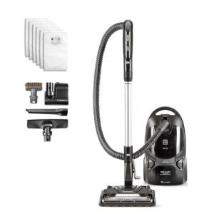 Kenmore BC4039 600 Series Pet Friendly Bagged Canister Vacuum with POP-N-GO, Pet PowerMate, Hair Eliminator Brushroll, HEPA Filter, Performance Indicator, Extended Reach and Auto Cord Rewind