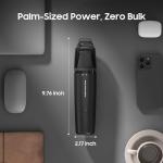 A9life Handheld Vacuum Cordless, Car Vacuum Cleaner Portable with HEPA Filter, 2 Suction Modes, Mini Hand Held Vacuum Rechargeable for Car, Home, Pet Hair, Office, Desk, Keyboards (Black)