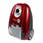 Atrix Turbo Red AHC-1 HEPA Canister Vacuum Cleaner – Powerful 1,400W Variable Speed Motor, Lightweight 6-Quart Bag Design, 3-Stage Filtration, Telescopic Wand, Full Bag Indicator & Accessory Kit