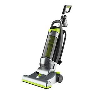 Black+Decker Bagless Upright Vacuum Cleaner with Anti-Allergen HEPA Filer, Corded 1,200 Watt Motor & 5-Position Carpet Height Settings, Gray (BDXURV309G)