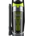 Black+Decker Bagless Upright Vacuum Cleaner with Anti-Allergen HEPA Filer, Corded 1,200 Watt Motor & 5-Position Carpet Height Settings, Gray (BDXURV309G)