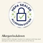 Bissell Pet Hair Eraser Turbo Lift-Off Vacuum, w/Self-Cleaning Brush Roll, HEPA Filtration, Powerful Pet Hair Pickup with TurboBrush Pivot Tool & LED-lit dusting Brush & Crevice Tool, 3774F