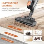 Vazone R6X Corded Stick Vacuum Cleaners for Home, 20Kpa Powerful Suction Stick Vacuum with 16Ft Cord, 2 in 1 Lightweight Handheld Vacuum Cleaner for Hardwood Floor Pet Hair