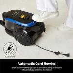 Aircliff Piwosa Canister Vacuum Cleaner, 17KPA Suction Vac for Carpets/Hard Floors, Lightweight Bagless Canister Vacuum with HEPA, 2 Motor System, and 3 Cleaning Tools (Black)