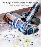 Cordless Vacuum Cleaner,Upgraded 50KPA 600W 70 Mins Stick Vacuum with Self-Standing,Touch Screen, Rechargeable, Lightweight,Anti-tangle Wireless Vacumm,Vacuum Cleaners for Home/Pet Hair/Carpets/Floors