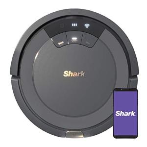 Shark AV753 ION Robotic Vacuum, Wi-Fi Connected, 120min Runtime, Compatible with Alexa, Multi-Surface Cleaning, Gray (Renewed)