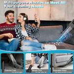 Blestan Handheld Vacuum Cordless Portable Car Vacuum with LED Light, High Power Suction, 3 in 1, Lightweight Rechargeable Hand Vacuum, Hand Held Vacuum Cleaner for Car Home Office, Pet Hair, Black