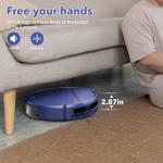 Robot Vacuum and Mop Combo, 2 in 1 Robot Vacuum Cleaner with WiFi/App, Smart Robotic Vacuums with Strong Suction, Schedule, Self-Charging, Slim, Quiet, Ideal for Hard Floor, Pet Hair, Low Pile Carpet