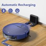 Robot Vacuum and Mop Combo, 2 in 1 Robot Vacuum Cleaner with WiFi/App, Smart Robotic Vacuums with Strong Suction, Schedule, Self-Charging, Slim, Quiet, Ideal for Hard Floor, Pet Hair, Low Pile Carpet