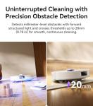 NARWAL Freo S Robot Vacuum and Mop Combo, 8000Pa Suction, 180 Days Hands Free, Self-Emptying Base, LDS Navigation, Obstacle Avoidance, Robot Vacuum Cleaner for Pet Hair & Hard Floors