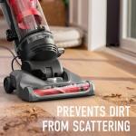 Hoover Rewind Pet Upright Bagless Vacuum Cleaner for Carpet and Hard Floors, Automatic Cord Rewind, Above Floor Cleaning Corded Vacuum Cleaners for Home Use, Gray