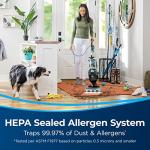 Bissell MultiClean Allergen Rewind Pet Vacuum with HEPA Filter Sealed System, Automatic Cord Rewind, Tangle-Free Brush Roll, & LED Headlights, 3402