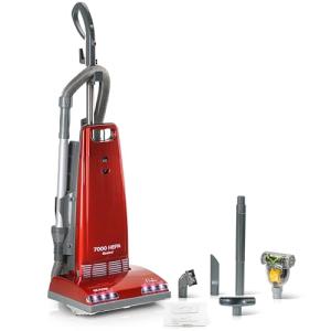 Prolux 7000 Upright Vacuum – Powerful True HEPA Filtration, Bagged Dust Chamber, Stainless Steel Brush Roll, Onboard Tools