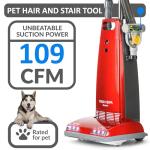 Prolux 7000 Upright Vacuum – Powerful True HEPA Filtration, Bagged Dust Chamber, Stainless Steel Brush Roll, Onboard Tools