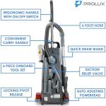 Prolux 7000 Upright Vacuum – Powerful True HEPA Filtration, Bagged Dust Chamber, Stainless Steel Brush Roll, Onboard Tools