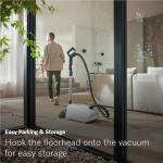 NEW Miele Guard L1 Bagged Canister Vacuum Cleaner with AirClean Filter, Electro Plus Floorhead, AllTeQ Universal Floorhead, LED Display Panel, in Nordic Blue/Space Grey