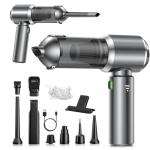 Handheld Vacuum Cleaner, 28000Pa 4 in 1 Handheld Vacuum Cordless, Brushless Motor, One-Touch Dust Removal, 3 Speeds Car Vacuum Cleaner Portable Cordless, Ideal for Office, Home, Kitchen, Car, Pet Hair