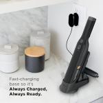 Shark WANDVAC Cordless Hand Vac, Lightweight, Versatile and Portable at 1.4 lbs., Powerful Suction for Pet Hair, Charging Dock, One-Touch Empty for Car & Home, Duster Crevice Tool, Black, WV201BK