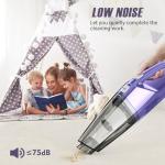 Handheld Vacuum Cordless – Car Vac Portable with 8KPA & Multi Accessories & Low Noise, Lightweight Hand Held Vacuum Cordless Rechargeable for Car/Home/Dust/Pet Hair, Mine Portable Vacuum