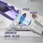 Handheld Vacuum Cordless – Car Vac Portable with 8KPA & Multi Accessories & Low Noise, Lightweight Hand Held Vacuum Cordless Rechargeable for Car/Home/Dust/Pet Hair, Mine Portable Vacuum