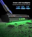 UKDMROX Cordless Vacuum Cleaner, 550W 50KPa 45Mins Vacuum Cleaners for Home, Self-Standing Stick Vacuum with Anti-Tangle Brush & LED Display for Hardwood Floors, Carpet, Pet Hair, Car