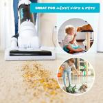 Simplicity Vacuums Pets Pro, Hard Floor and Carpet Vacuum Cleaners for Home Pet Hair, Upright, Bagless Lightweight, Powerful Suction in Homes with Dogs Plus Upholstery, Dust and Crevice Tools, SVPET