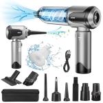 Handheld Vacuum Cleaner, 22000Pa Powerful Car Vacuum Cleaner Cordless, Lightweight Mini Car Hoover, Rechargeable Portable Air Duster for Car, Home, Kitchen