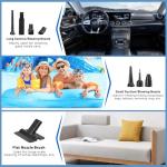 Handheld Vacuum Cleaner, 22000Pa Powerful Car Vacuum Cleaner Cordless, Lightweight Mini Car Hoover, Rechargeable Portable Air Duster for Car, Home, Kitchen