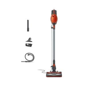 Shark HV302 Rocket Pet Corded Stick Vacuum, Lightweight with Swivel Steering for Carpets & Hard Floors, Converts to Hand Vacuum, Includes Crevice Tool, Pet Multi-Tool & Precision Duster, Orange